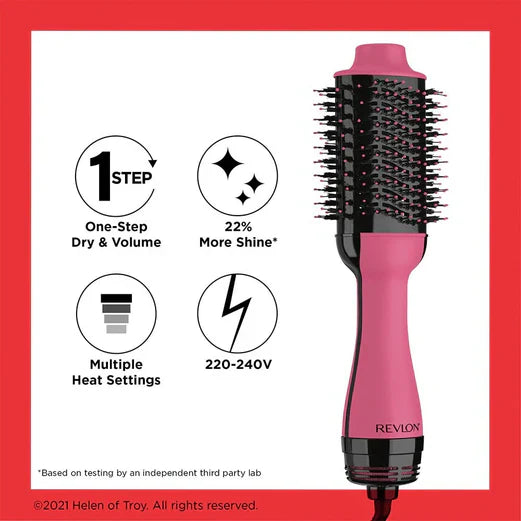 ONE Step.. Pro Collection Salon Hair Dryer & Volumiser Pink